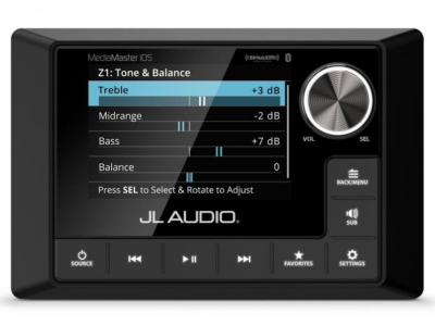 JL Audio Weatherproof Source Unit With Full-Color LCD Display - MM105