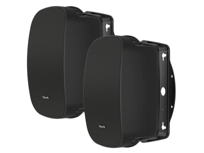 Klipsch 4" Indoor/Outdoor Residential Surface Mount Loudspeaker (Pair) in Black - RSM400B