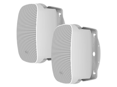 Klipsch 4" Indoor/Outdoor Residential Surface Mount Loudspeaker (Pair) in White - RSM400W