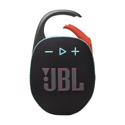 JBL Clip 5 Ultra Portable Bluetooth Speaker in Black and Orange - JBLCLIP5BLKOAM