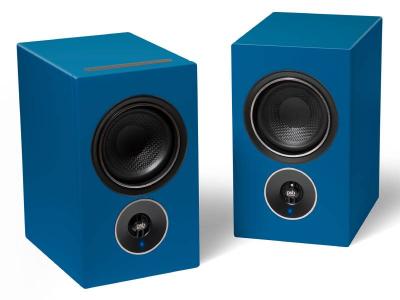 PSB Speakers Alpha iQ Streaming Powered Speakers with BluOS in Matte Black - Alpha iQ (BL)