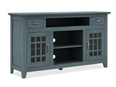 Bell'O 60" media console blue TC60-6339-PG11 BURKE